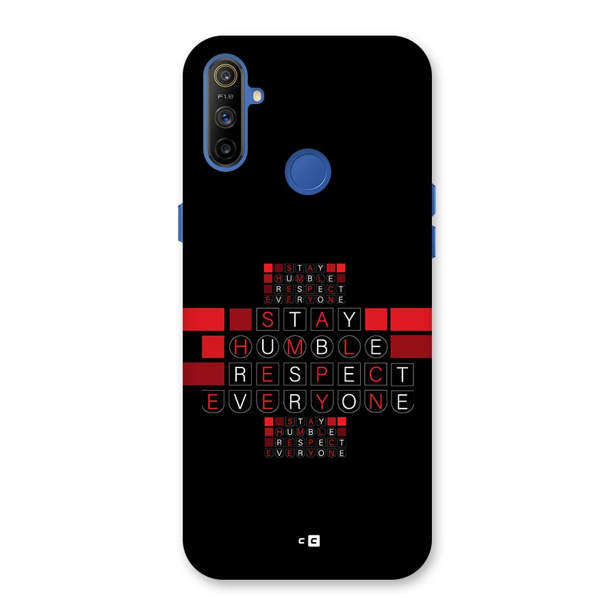 Humble Respect Back Case for Realme Narzo 10A