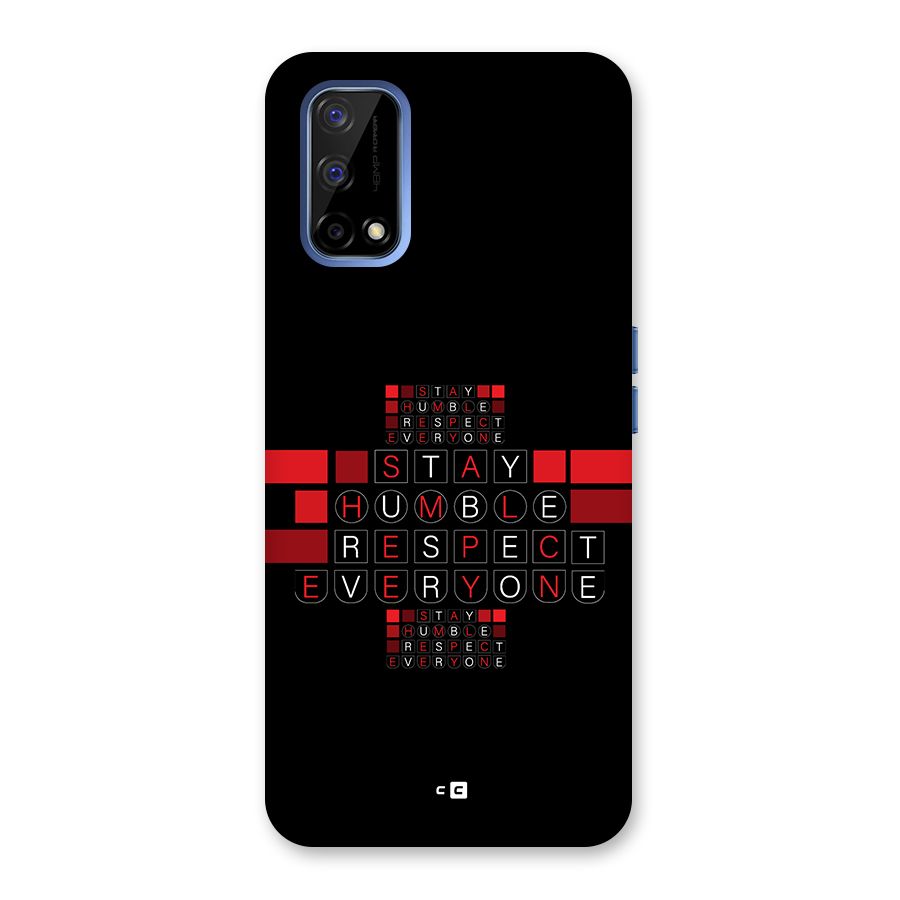 Humble Respect Back Case for Realme Narzo 30 Pro