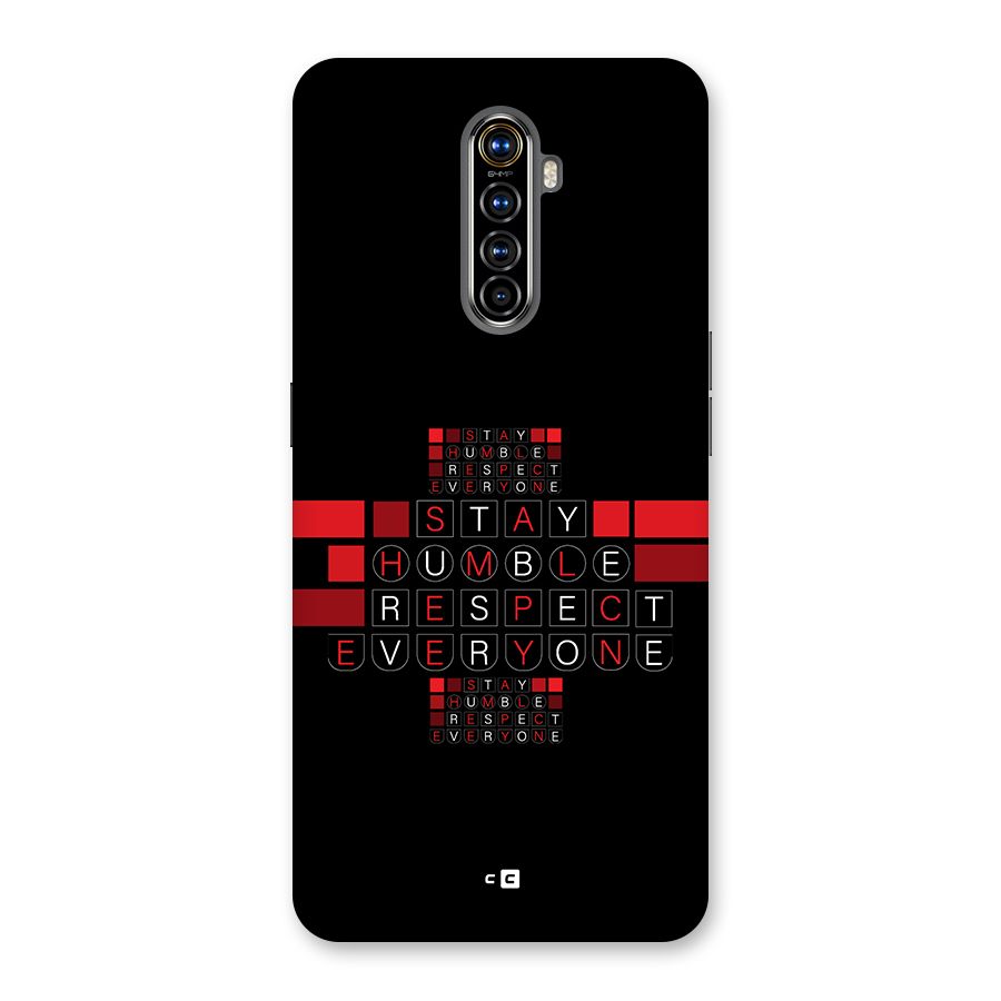 Humble Respect Back Case for Realme X2 Pro