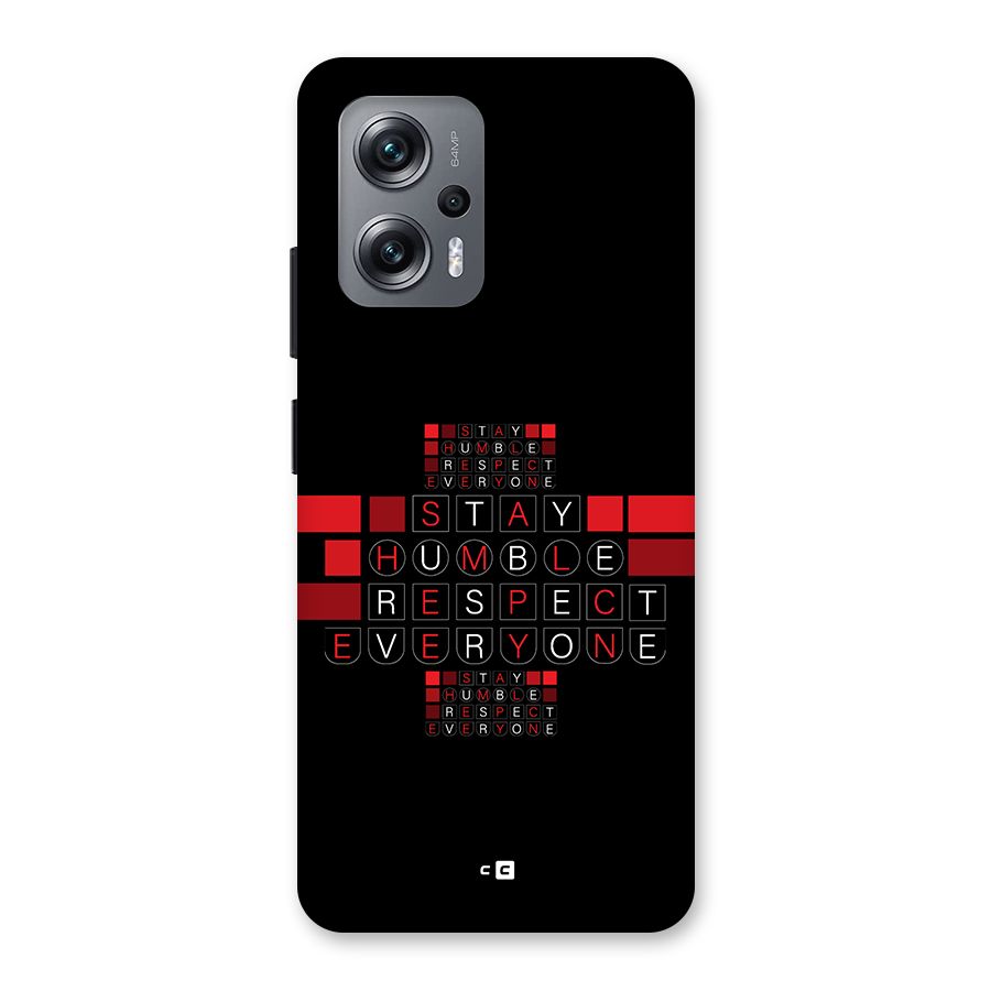 Humble Respect Back Case for Redmi K50i