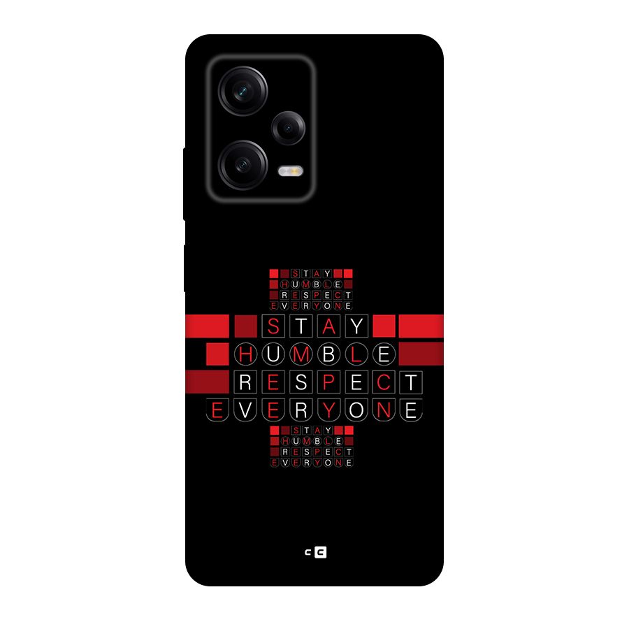 Humble Respect Back Case for Redmi Note 12 Pro