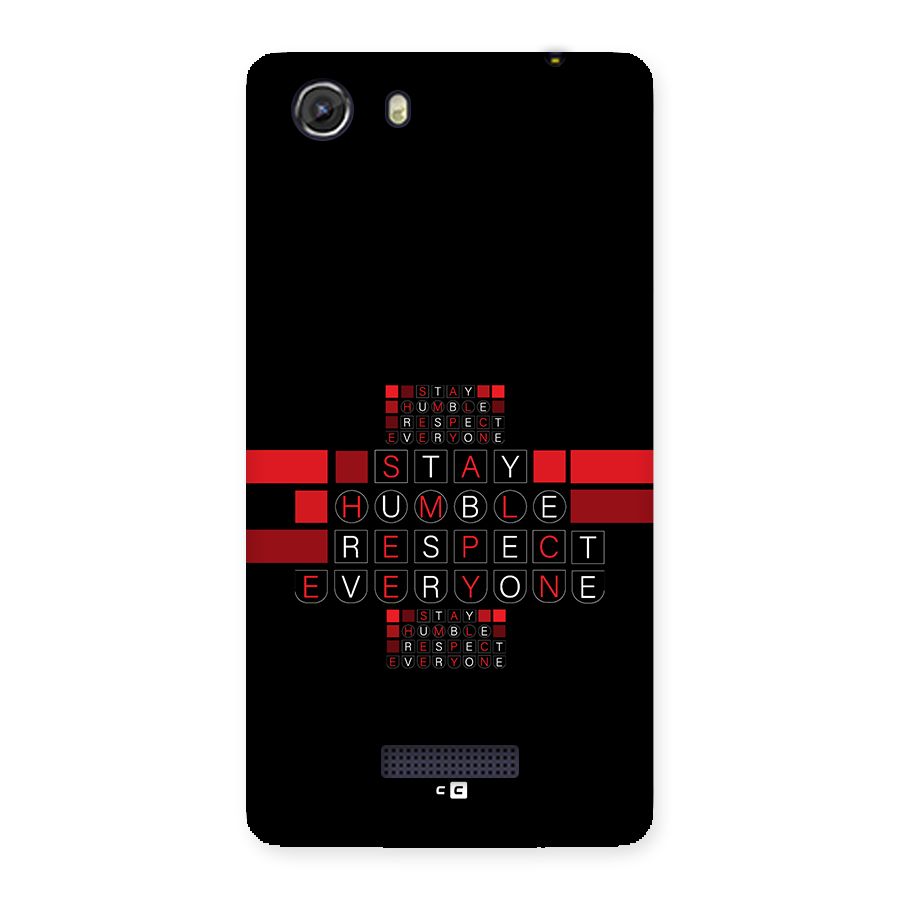 Humble Respect Back Case for Unite 3