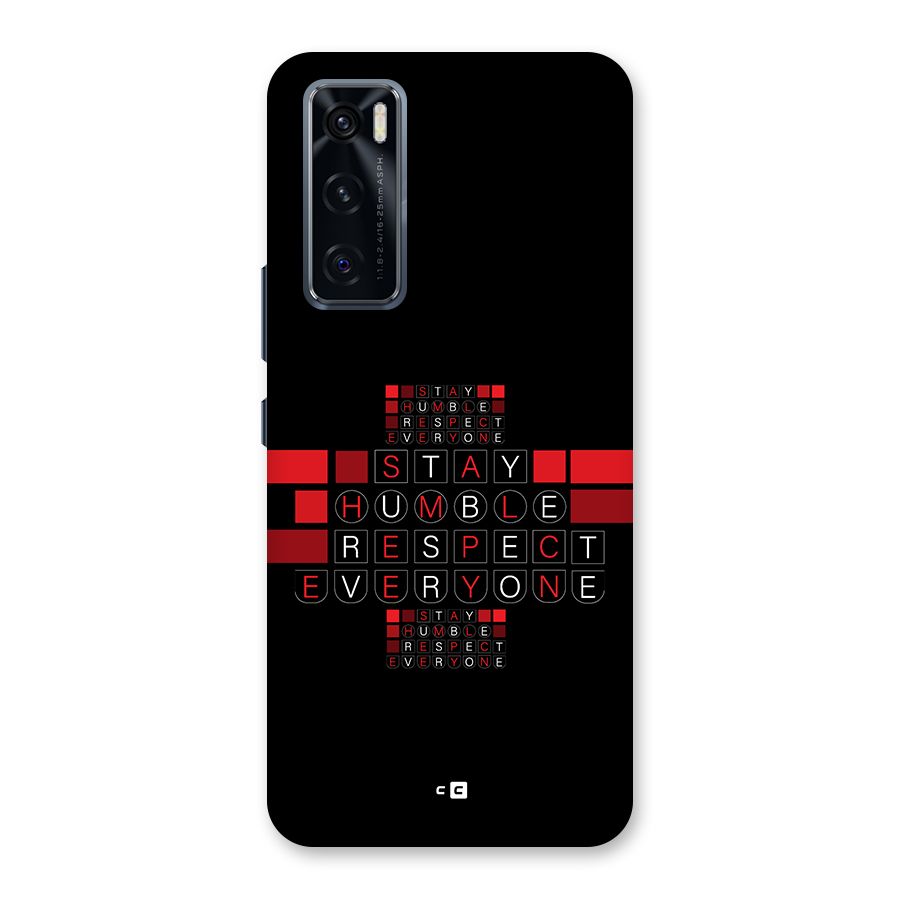 Humble Respect Back Case for Vivo V20 SE