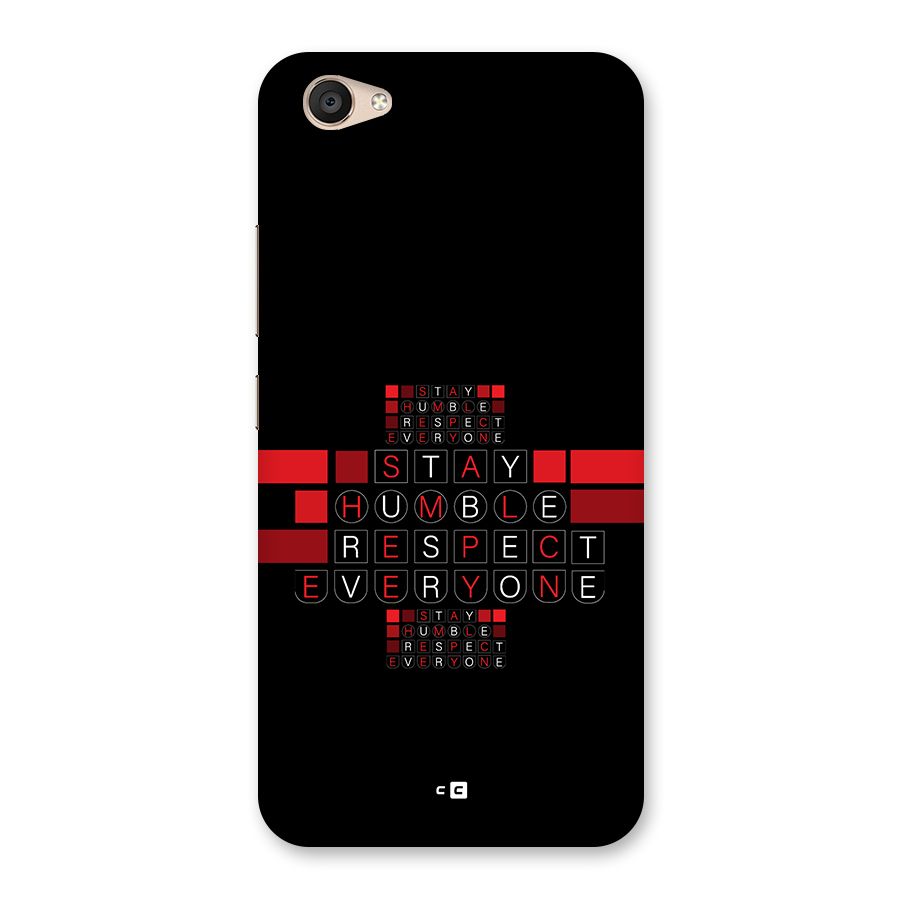 Humble Respect Back Case for Vivo V5 Plus