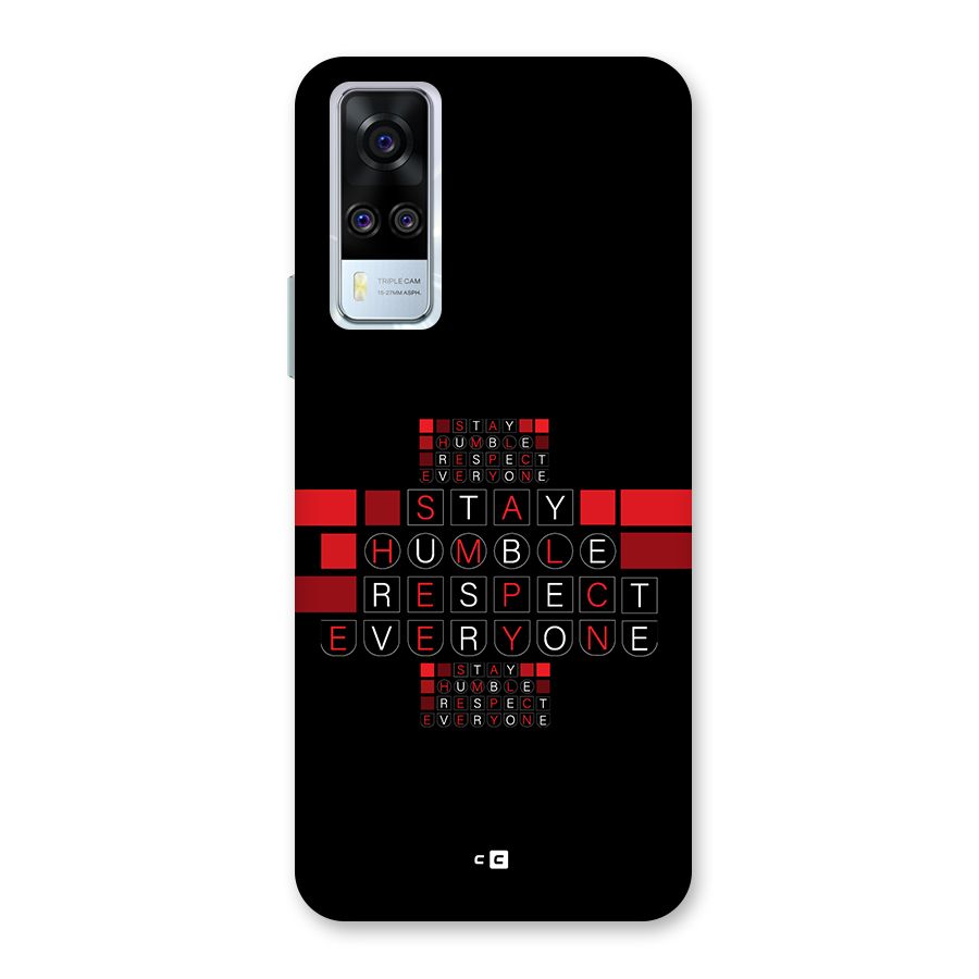Humble Respect Back Case for Vivo Y51A