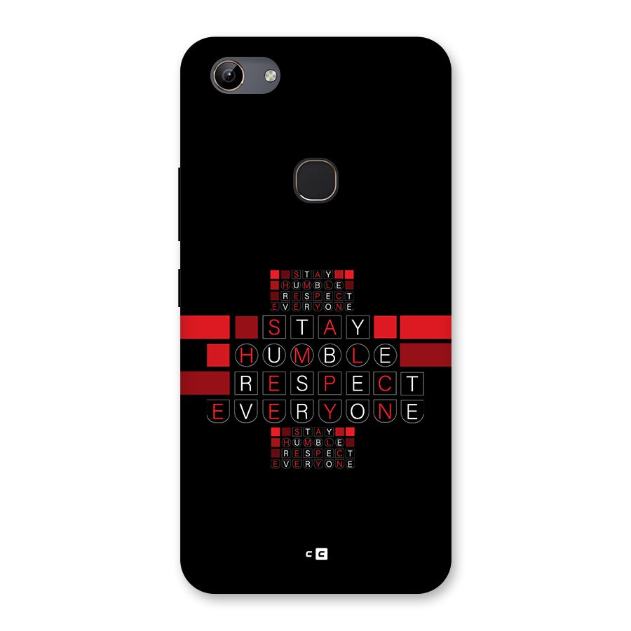 Humble Respect Back Case for Vivo Y81