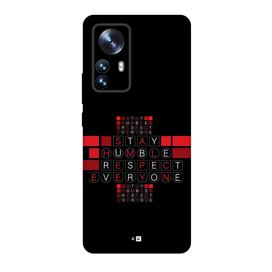 Humble Respect Back Case for Xiaomi 12 Pro