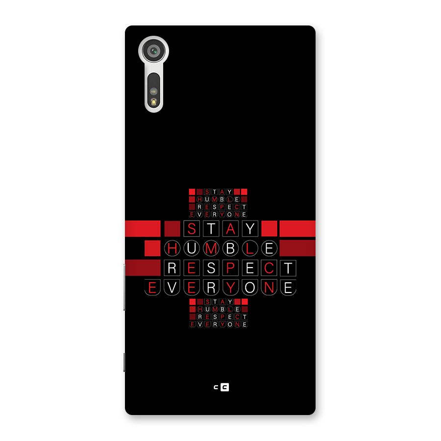 Humble Respect Back Case for Xperia XZ
