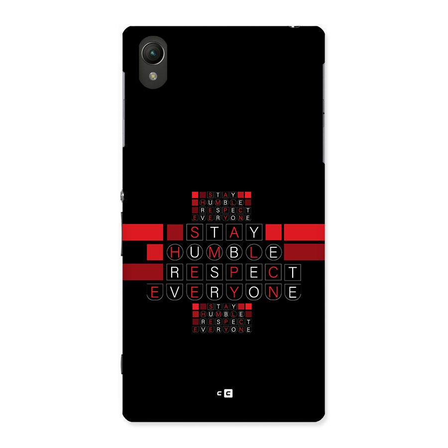 Humble Respect Back Case for Xperia Z1