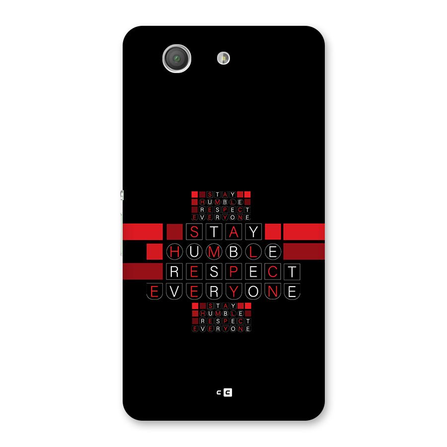 Humble Respect Back Case for Xperia Z3 Compact
