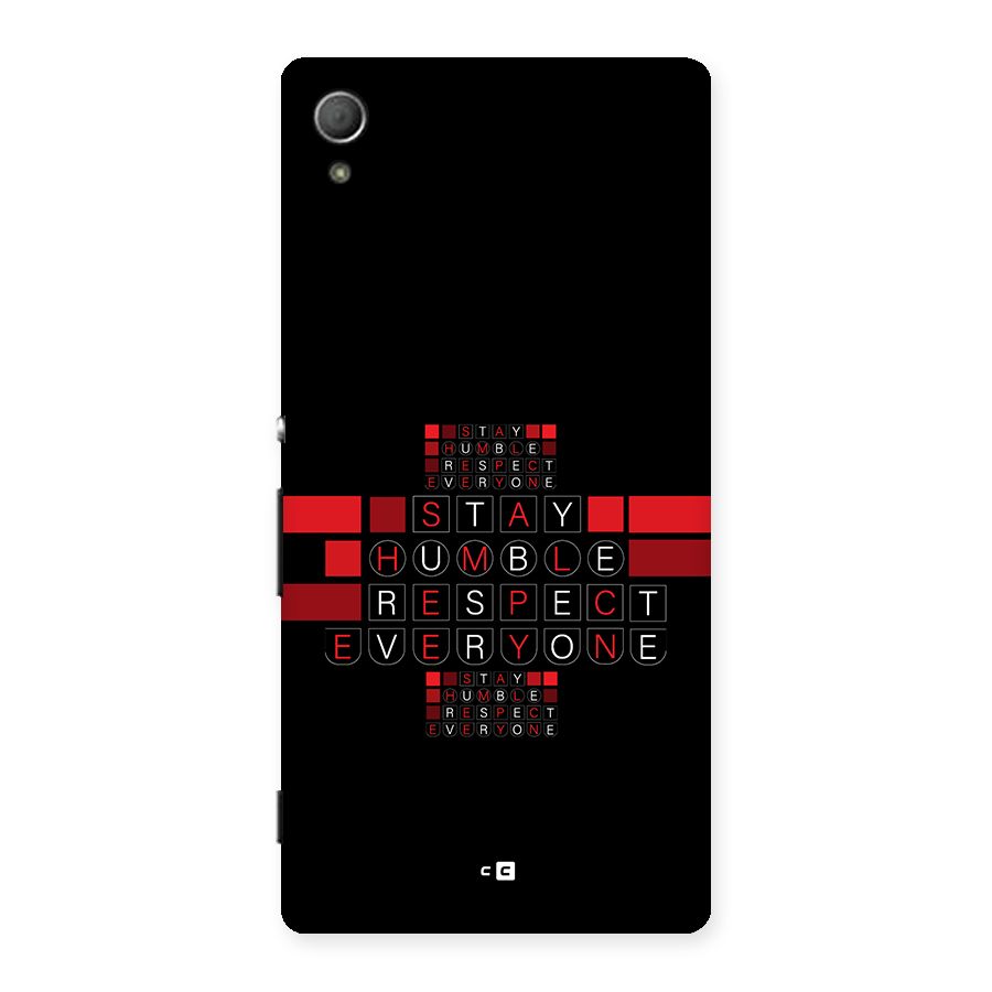 Humble Respect Back Case for Xperia Z4