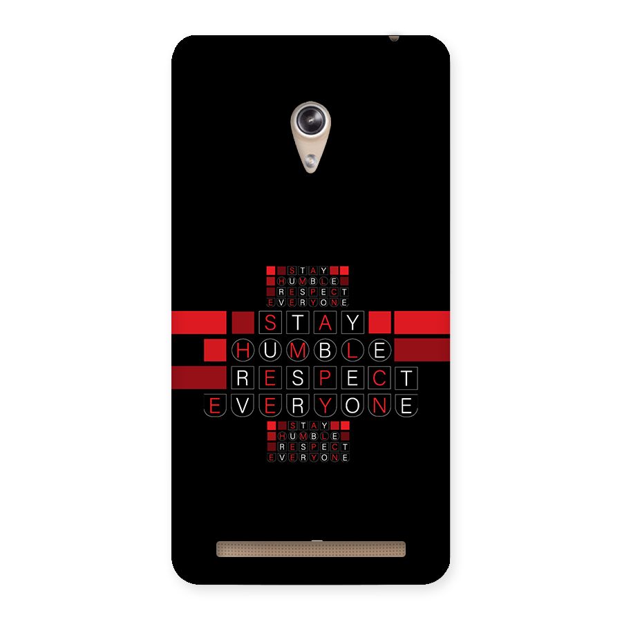 Humble Respect Back Case for Zenfone 6