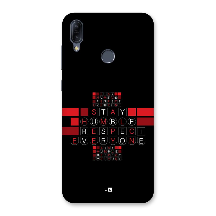 Humble Respect Back Case for Zenfone Max M2