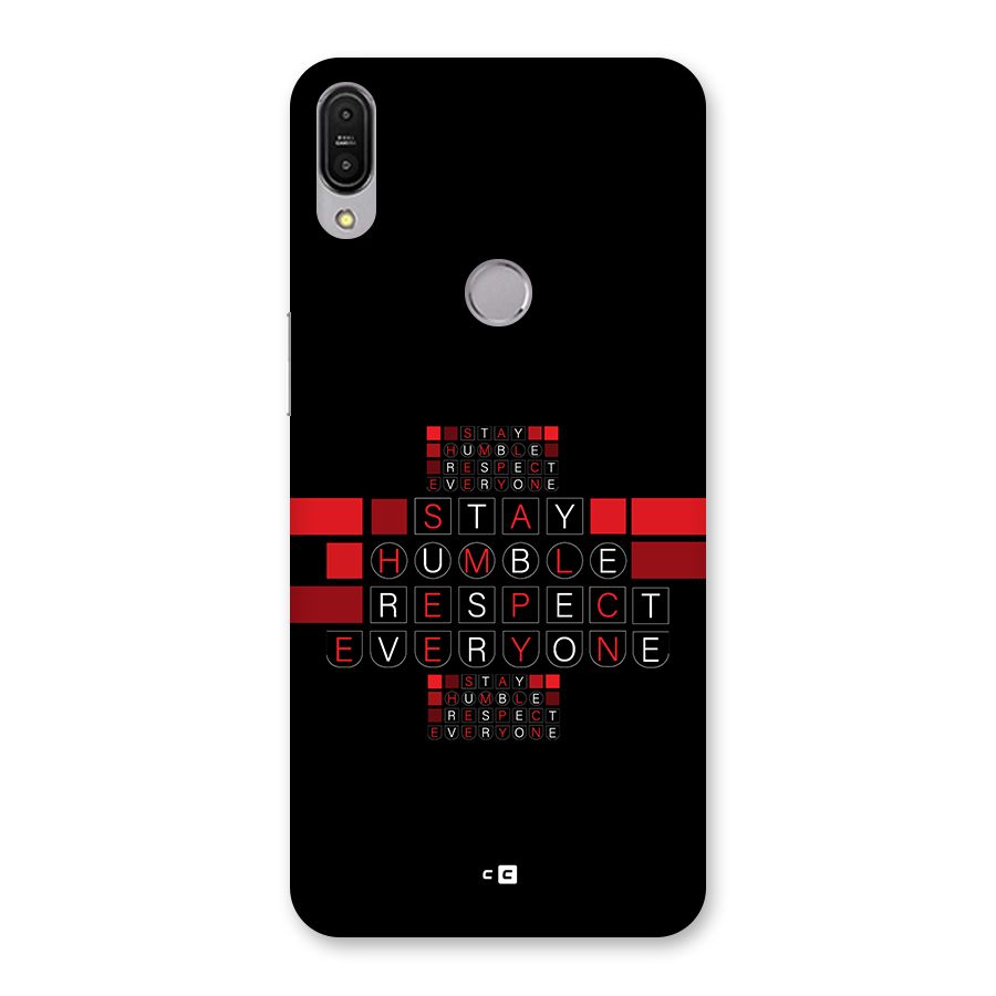 Humble Respect Back Case for Zenfone Max Pro M1