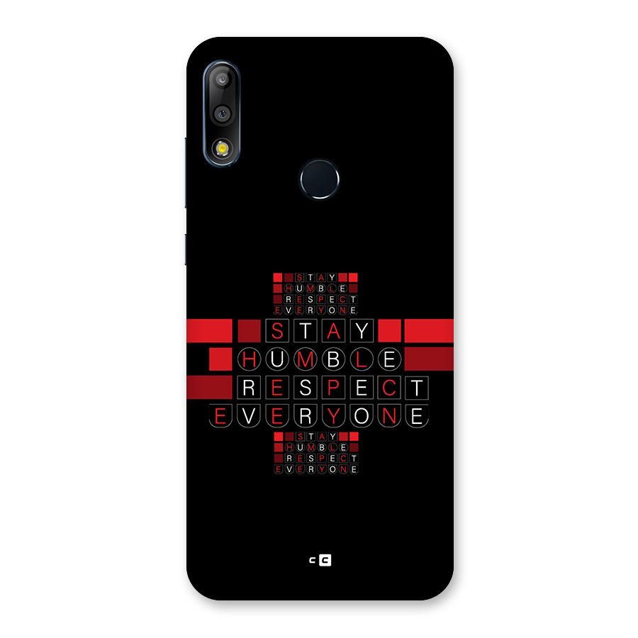 Humble Respect Back Case for Zenfone Max Pro M2