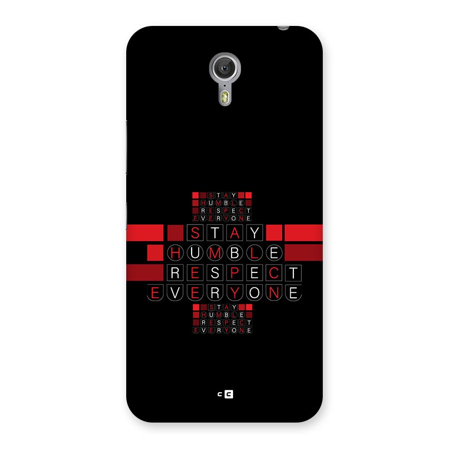 Humble Respect Back Case for Zuk Z1