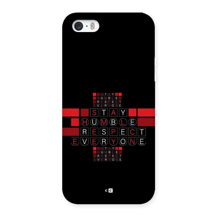Humble Respect Back Case for iPhone 5 5s