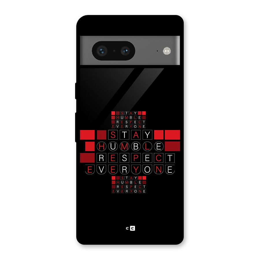 Humble Respect Glass Back Case for Google Pixel 7