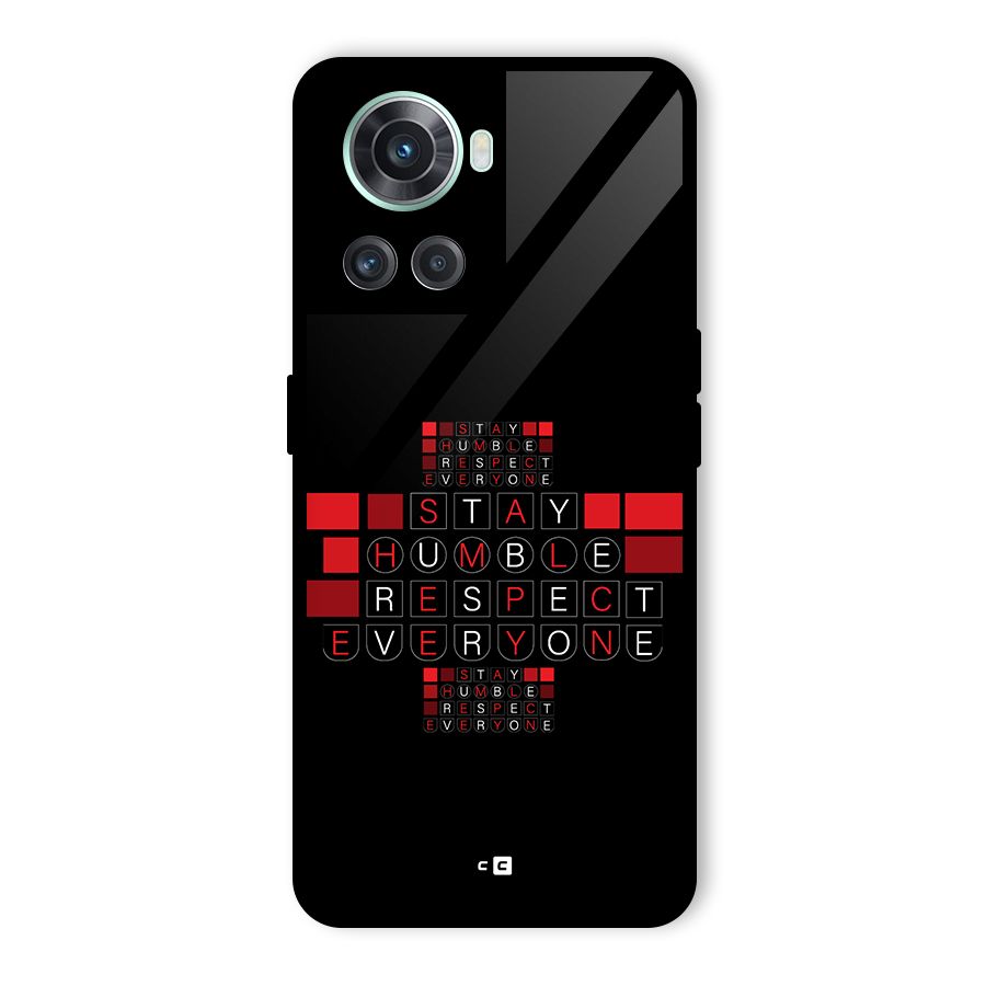 Humble Respect Glass Back Case for OnePlus 10R