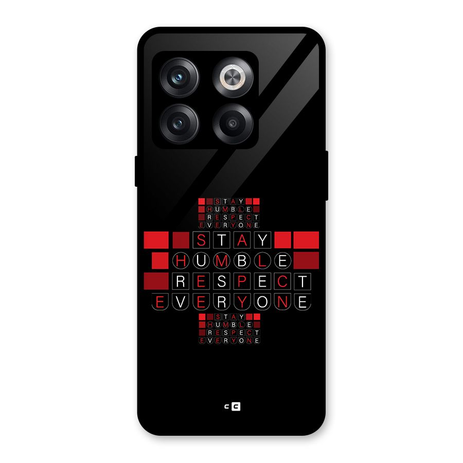 Humble Respect Glass Back Case for OnePlus 10T