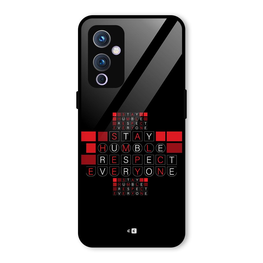 Humble Respect Glass Back Case for OnePlus 9