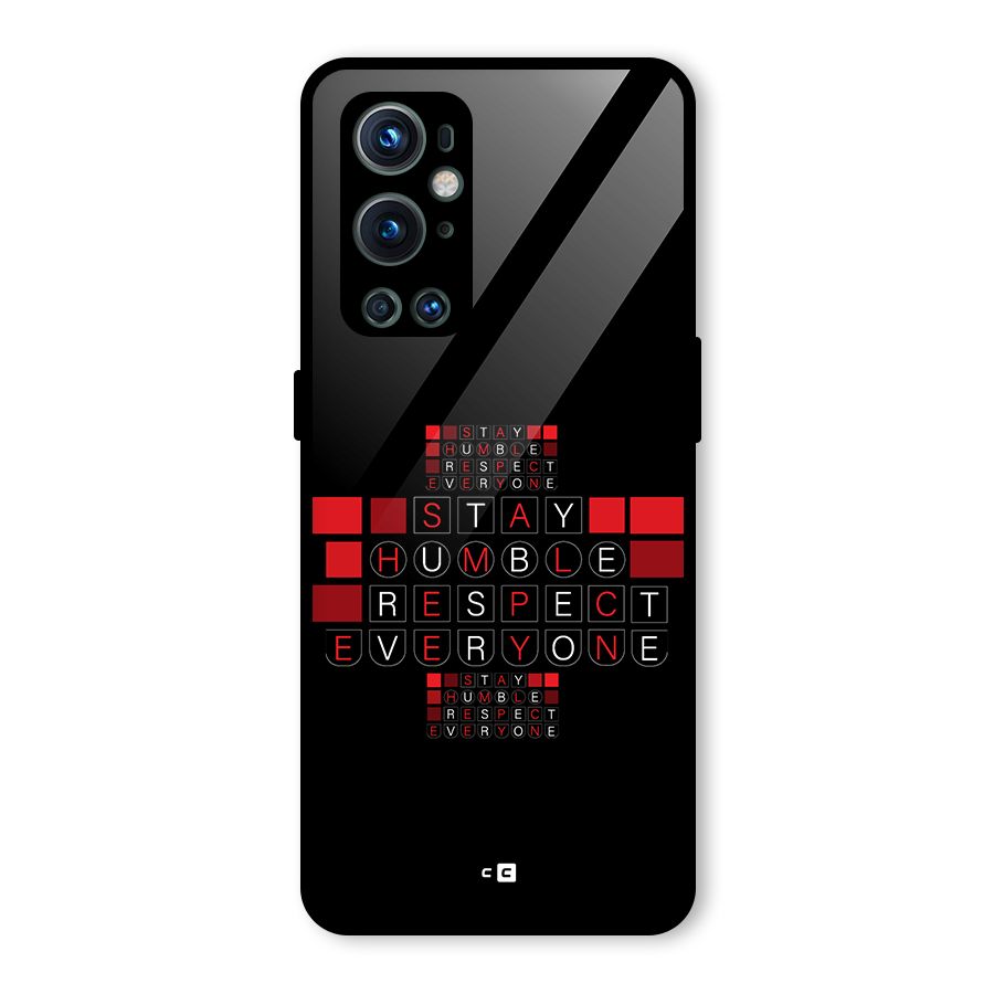 Humble Respect Glass Back Case for OnePlus 9 Pro