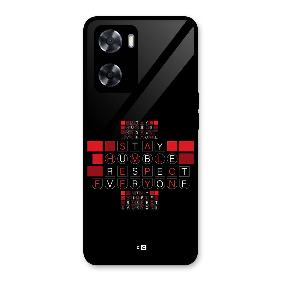 Humble Respect Glass Back Case for OnePlus Nord N20 SE