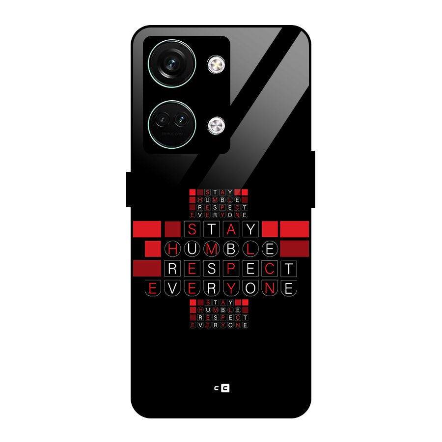 Humble Respect Glass Back Case for Oneplus Nord 3