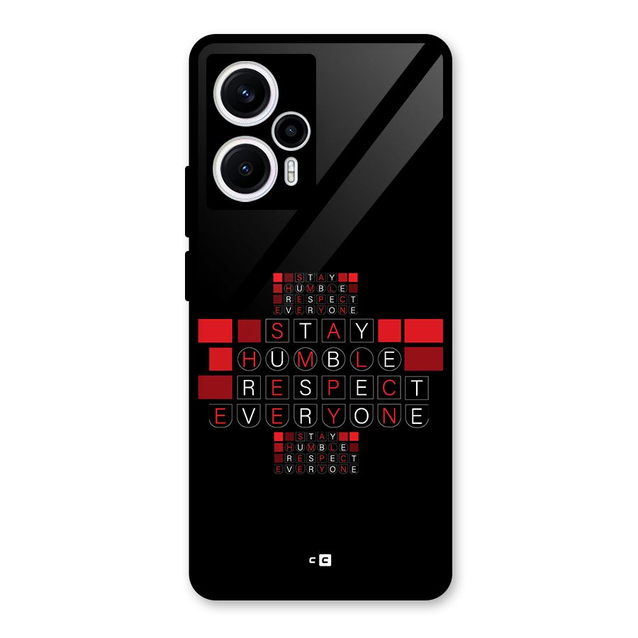Humble Respect Glass Back Case for Poco F5