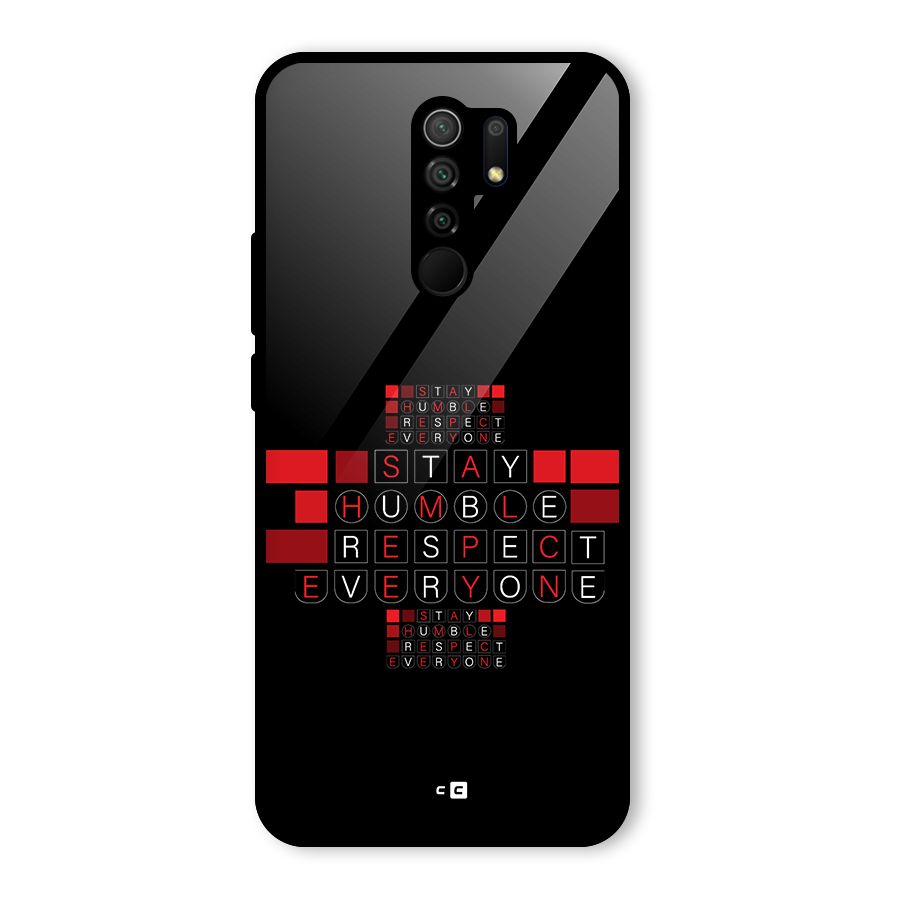 Humble Respect Glass Back Case for Poco M2