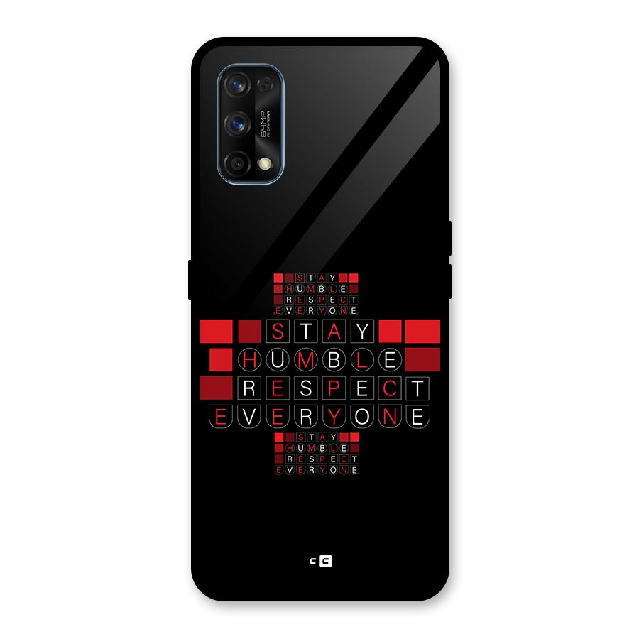 Humble Respect Glass Back Case for Realme 7 Pro