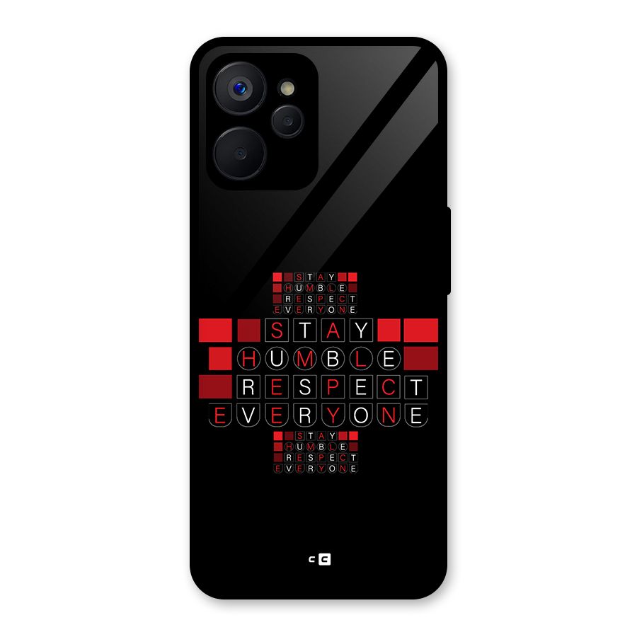Humble Respect Glass Back Case for Realme 9i 5G