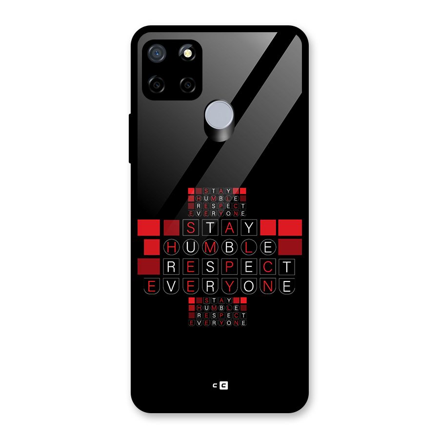Humble Respect Glass Back Case for Realme C12