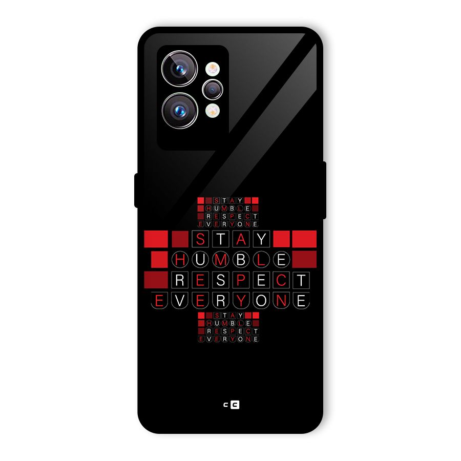 Humble Respect Glass Back Case for Realme GT2 Pro