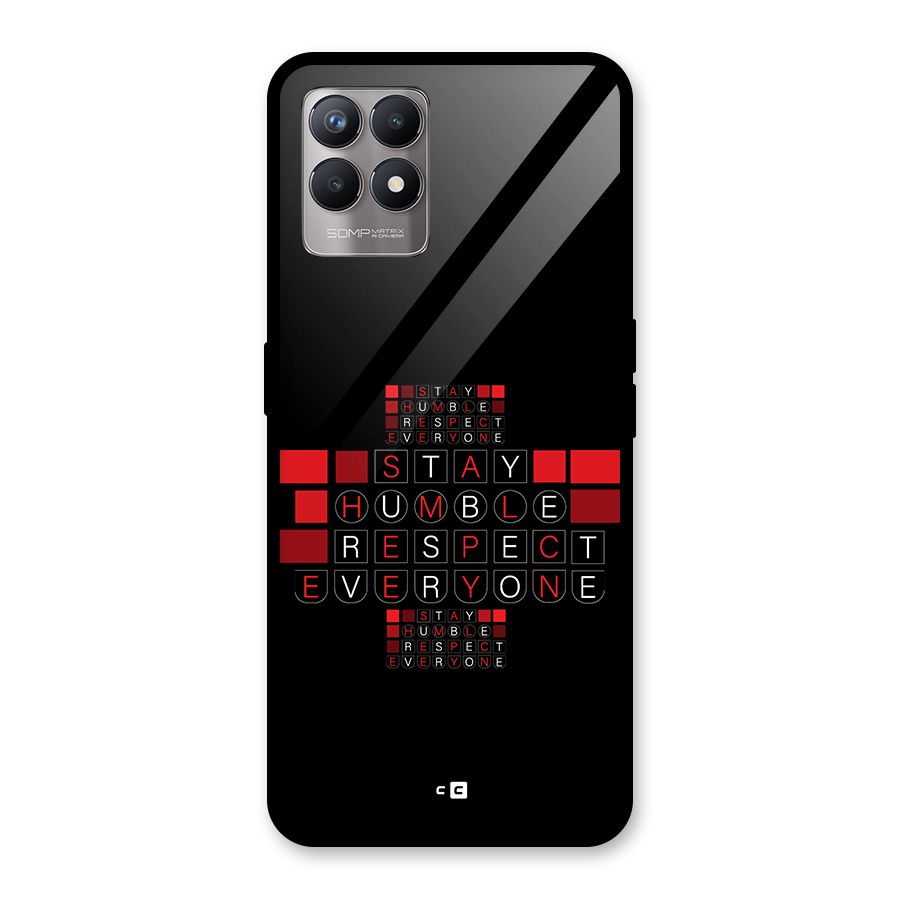 Humble Respect Glass Back Case for Realme Narzo 50