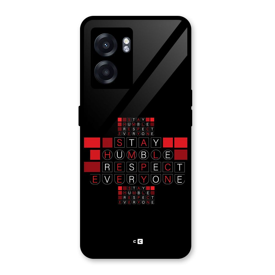 Humble Respect Glass Back Case for Realme Narzo 50 5G