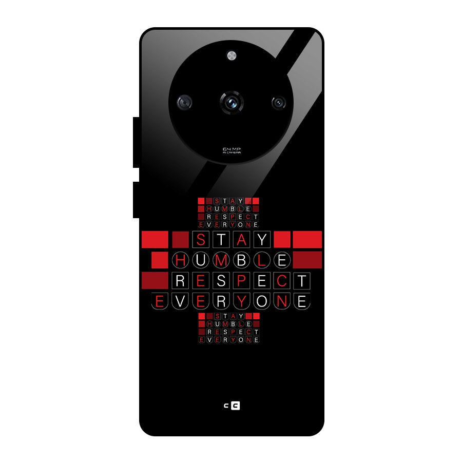 Humble Respect Glass Back Case for Realme Narzo 60 5G
