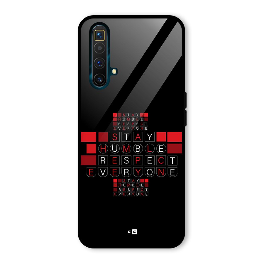 Humble Respect Glass Back Case for Realme X3 SuperZoom