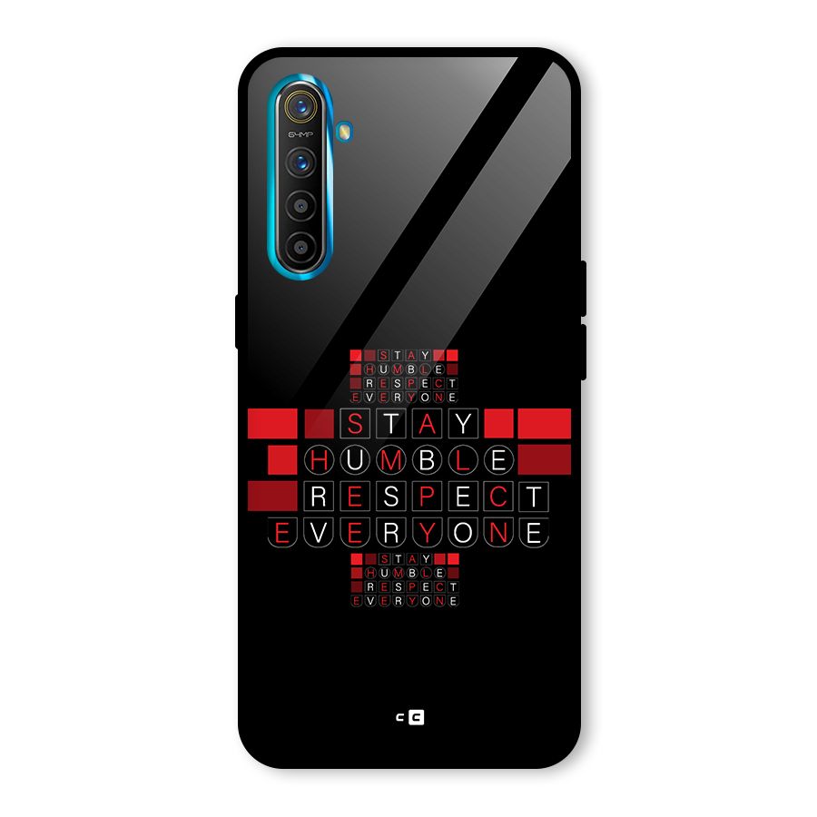 Humble Respect Glass Back Case for Realme XT
