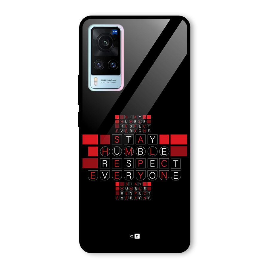 Humble Respect Glass Back Case for Vivo X60