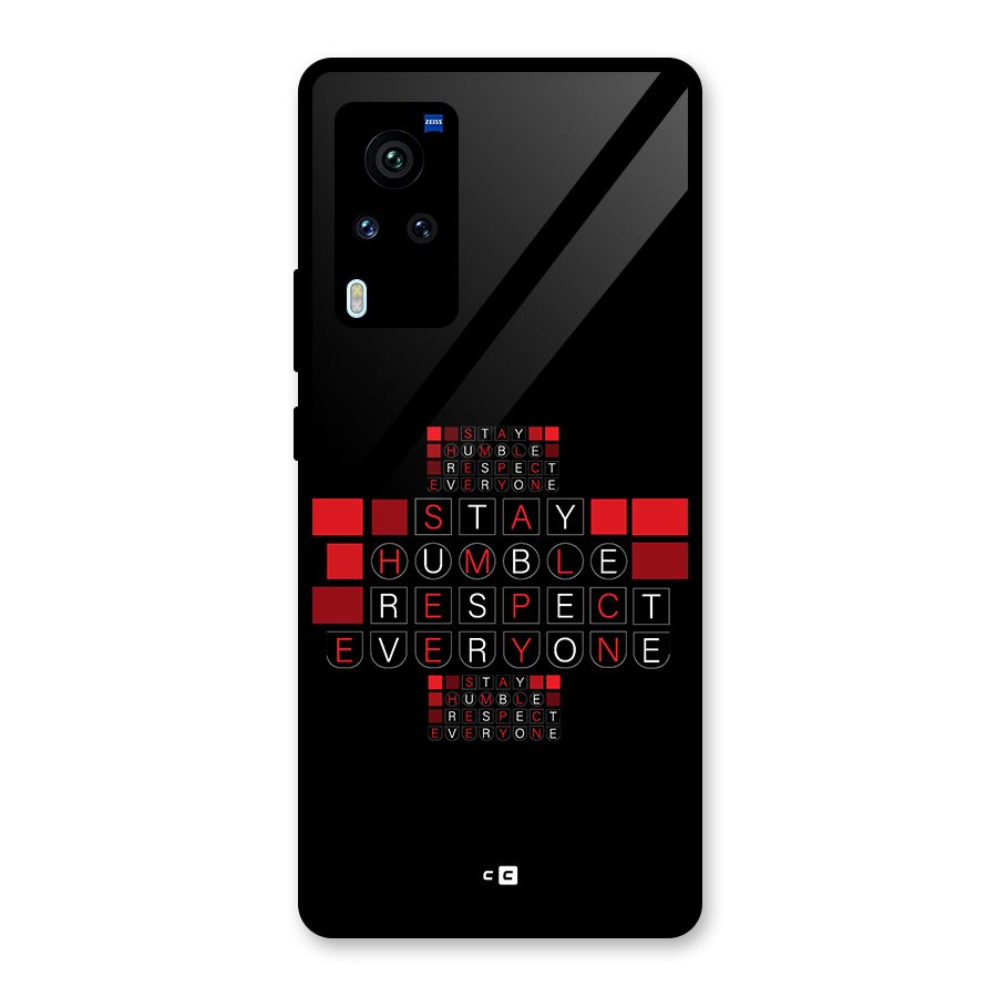 Humble Respect Glass Back Case for Vivo X60 Pro