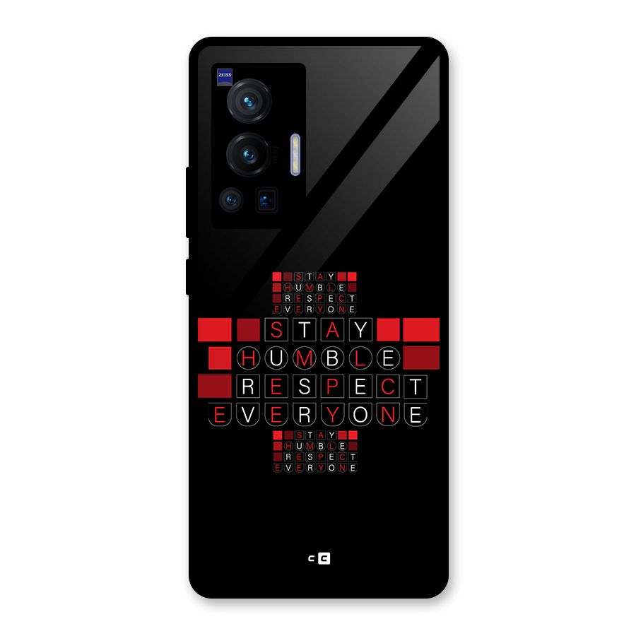 Humble Respect Glass Back Case for Vivo X70 Pro