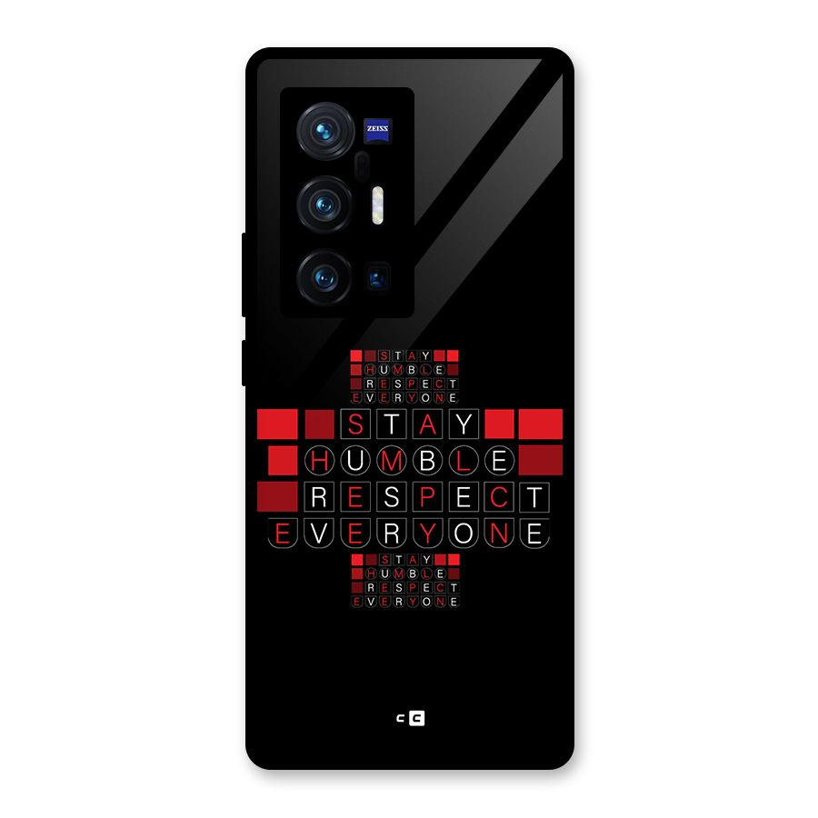 Humble Respect Glass Back Case for Vivo X70 Pro Plus