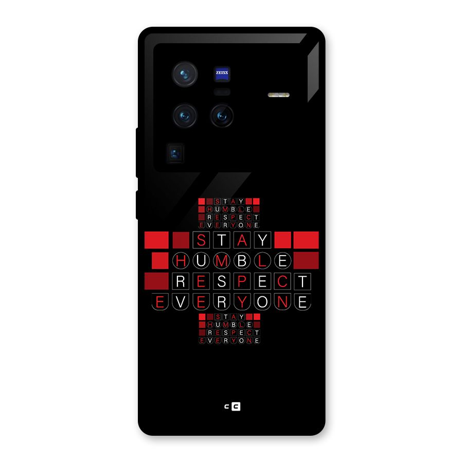 Humble Respect Glass Back Case for Vivo X80 Pro