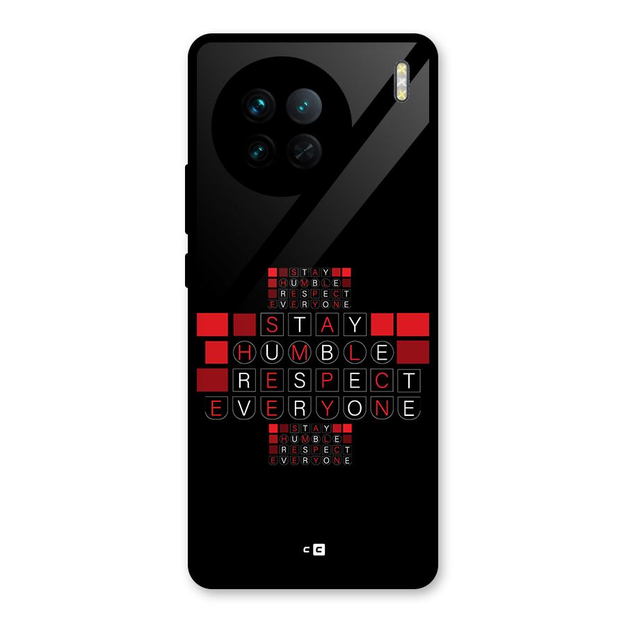 Humble Respect Glass Back Case for Vivo X90