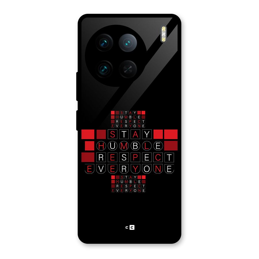 Humble Respect Glass Back Case for Vivo X90 Pro