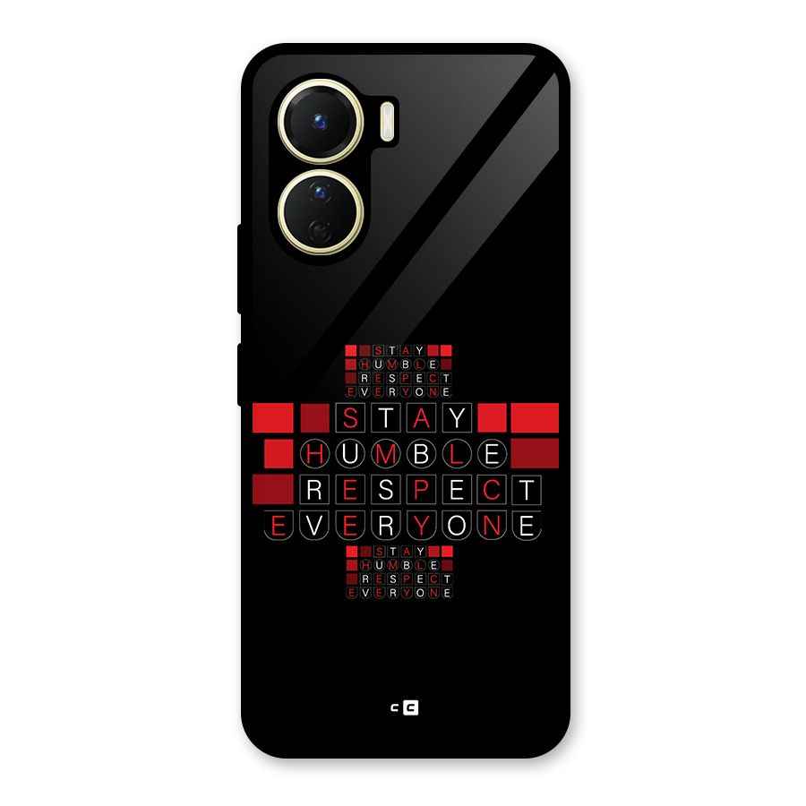 Humble Respect Glass Back Case for Vivo Y56