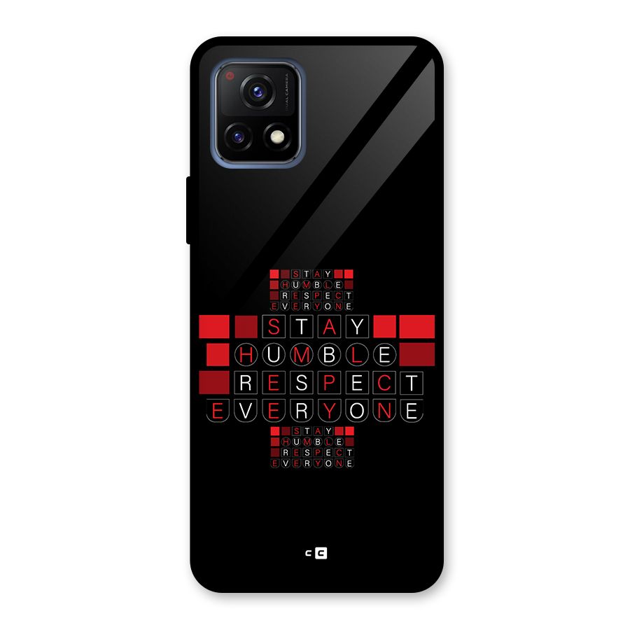 Humble Respect Glass Back Case for Vivo Y72 5G