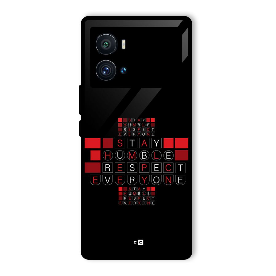 Humble Respect Glass Back Case for Vivo iQOO 9 Pro