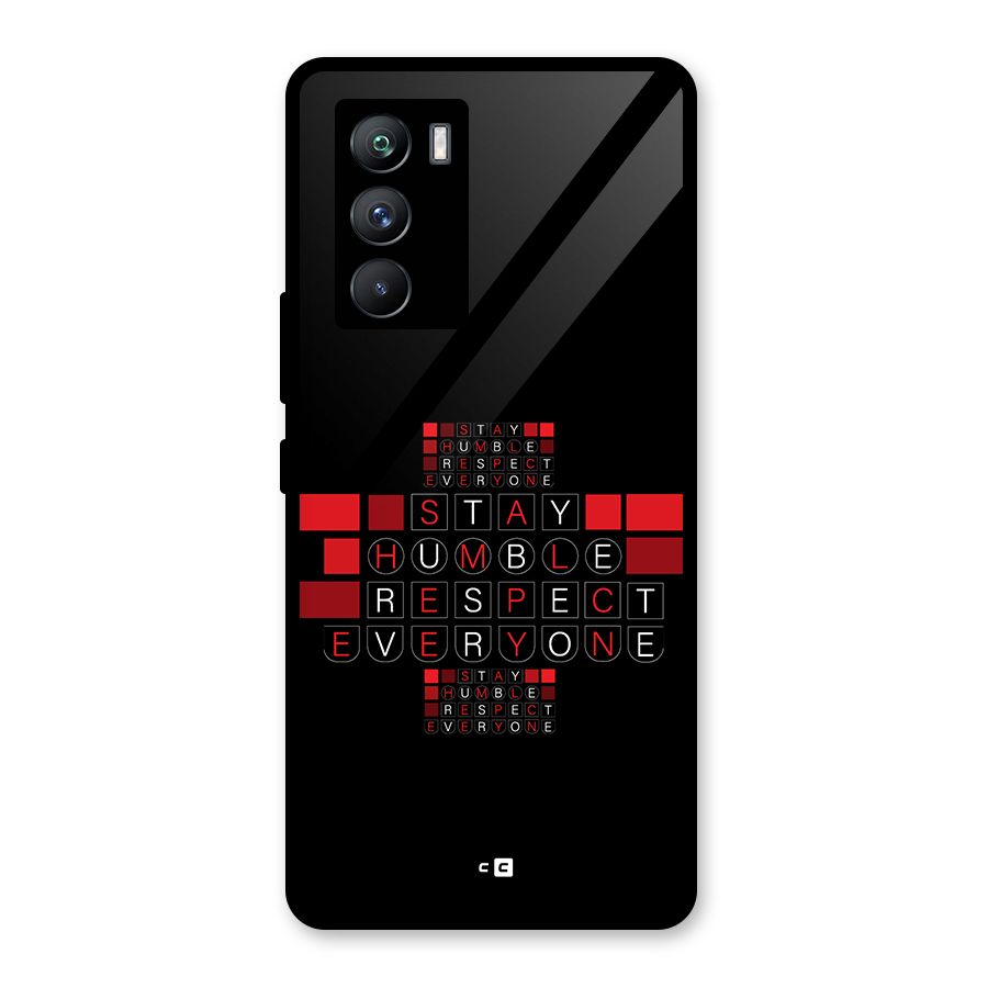 Humble Respect Glass Back Case for Vivo iQOO 9 SE